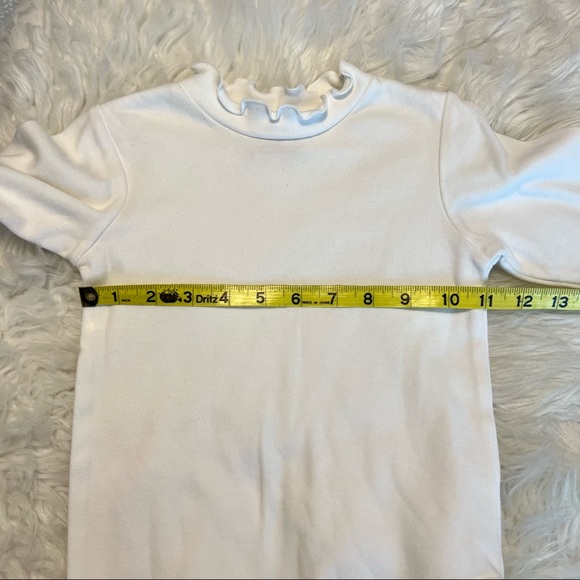 Vintage Corduroy Jumper Dress Floral Print white one piece bodysuit included 3t - Picture 6 of 10